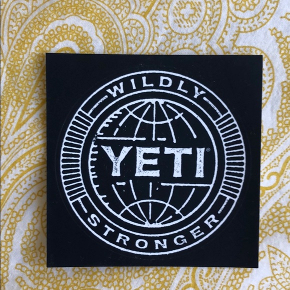 Yeti Circle Sticker - Picture 1 of 1